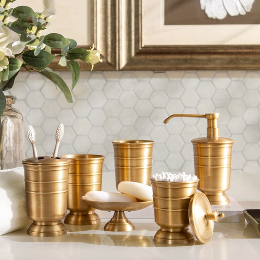 Golden 5pcs Bathroom Set