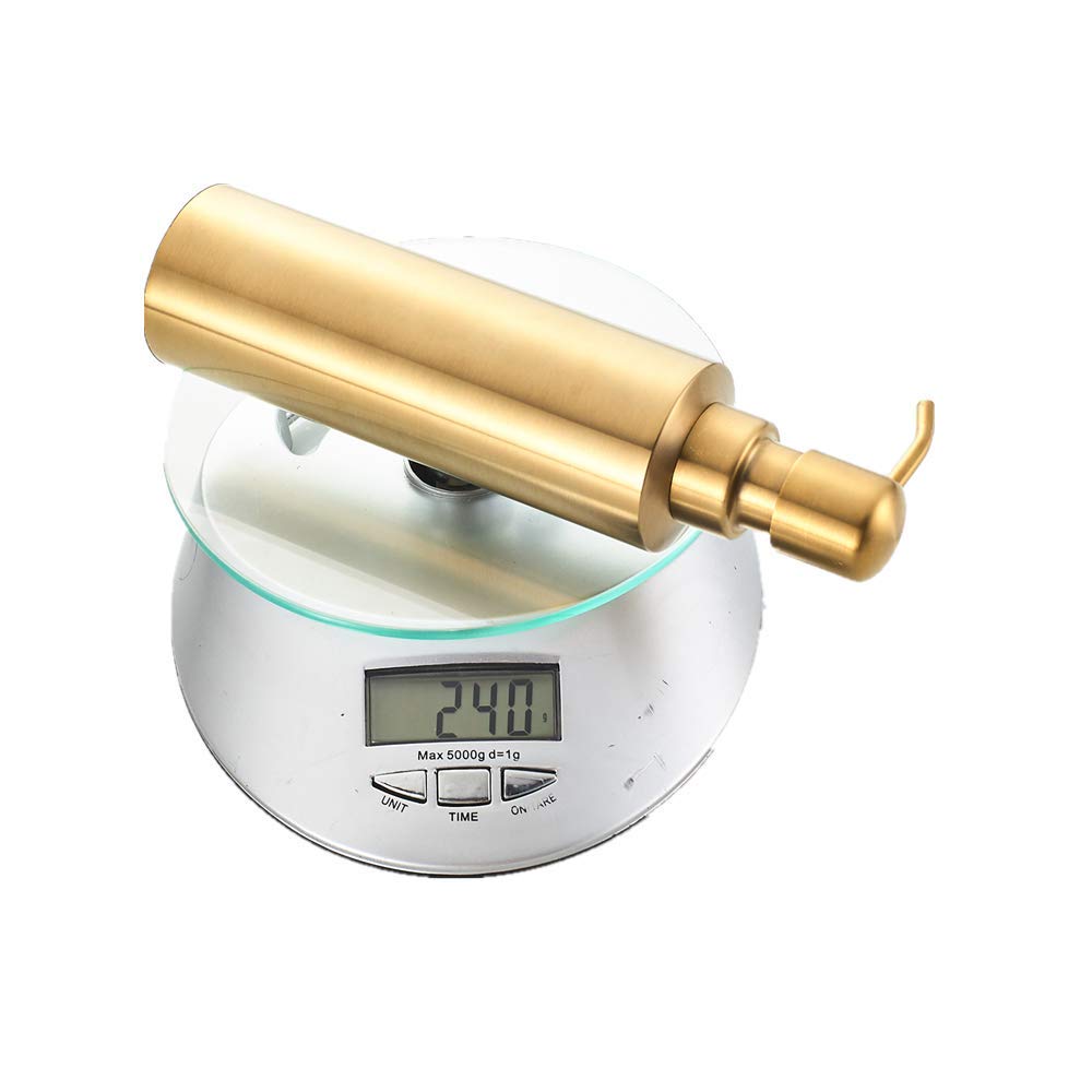 Brushed Gold Soap Dispenser