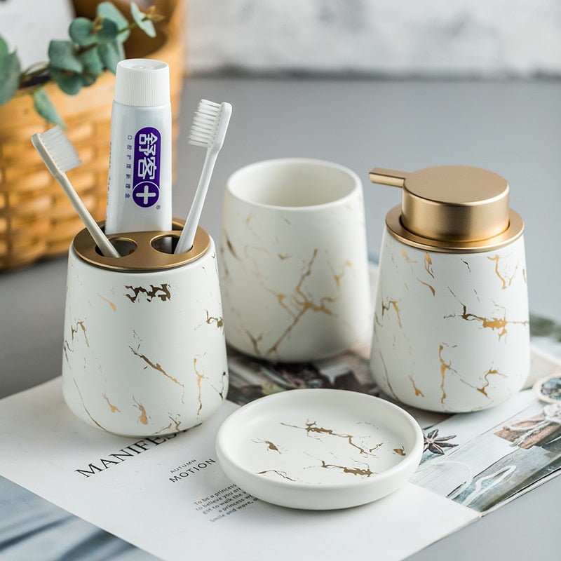 Ceramics Bathroom 4pcs Set