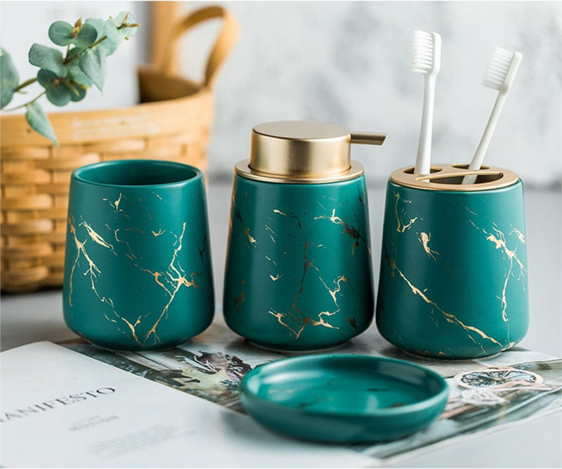 Ceramics Bathroom 4pcs Set