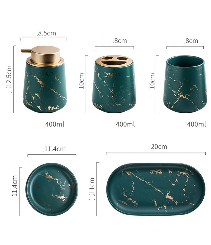 Ceramics Bathroom 4pcs Set