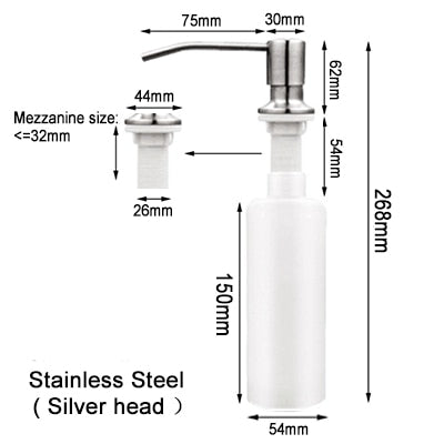 300ML Kitchen Sink Soap Dispenser