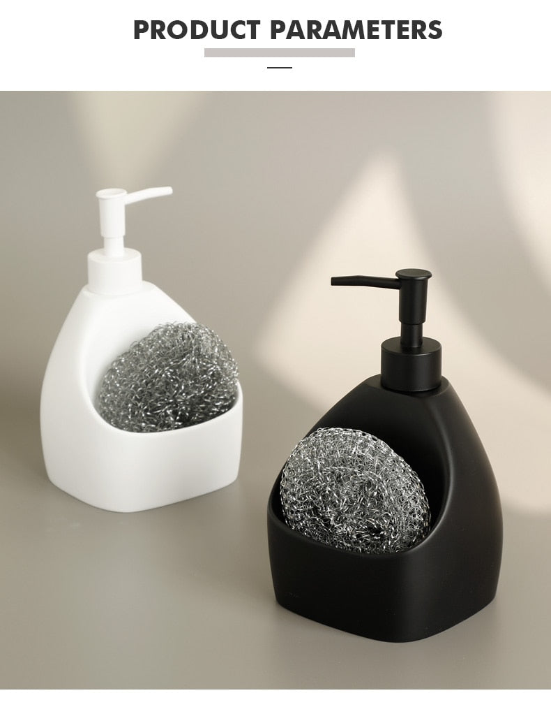 400ml Kitchen Soap Dispenser With Storage