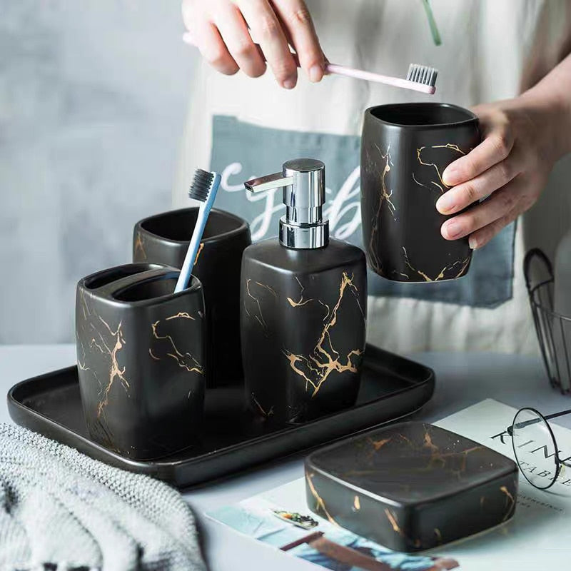 Ceramics Bathroom 5pcs Set