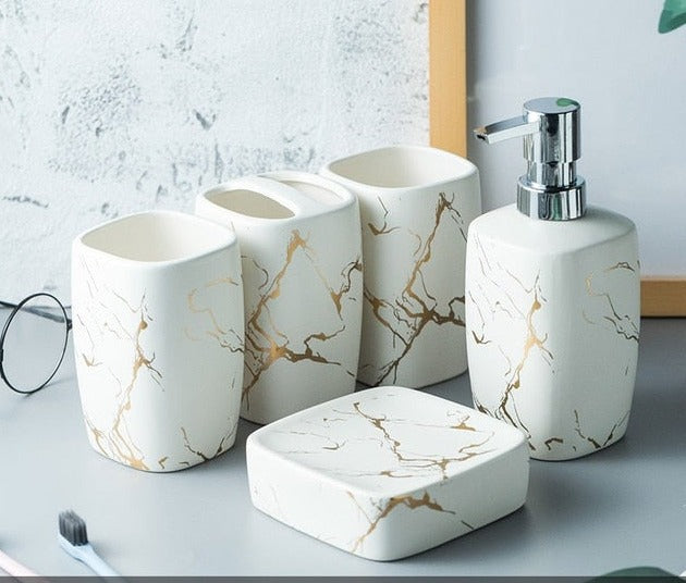 Ceramics Bathroom 5pcs Set