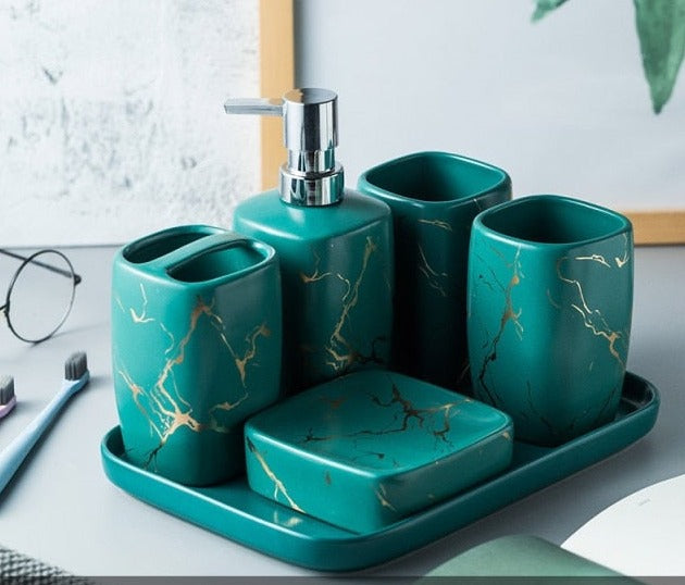Ceramics Bathroom 5pcs Set