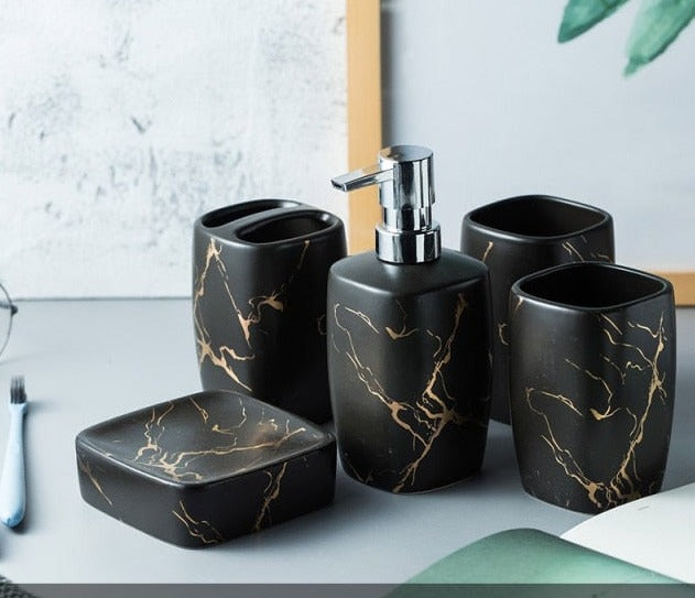 Ceramics Bathroom 5pcs Set