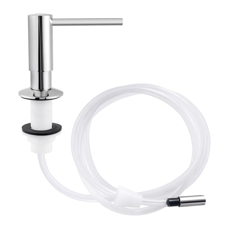 Silver Sink Soap Dispenser For Kitchen