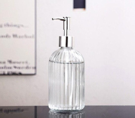 400ml Fancy Glass Soap Dispenser