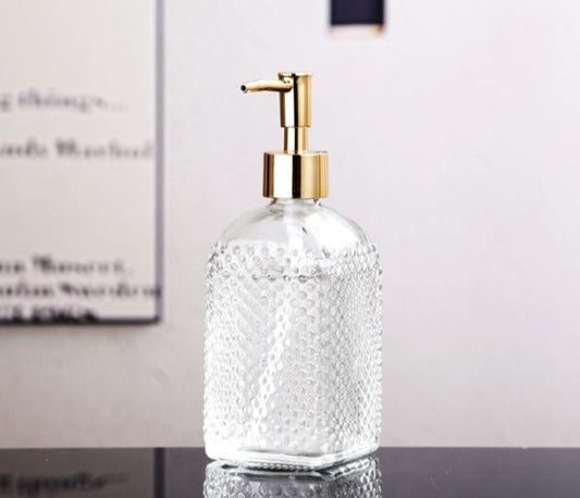400ml Vintage Glass Liquid Soap Dispenser