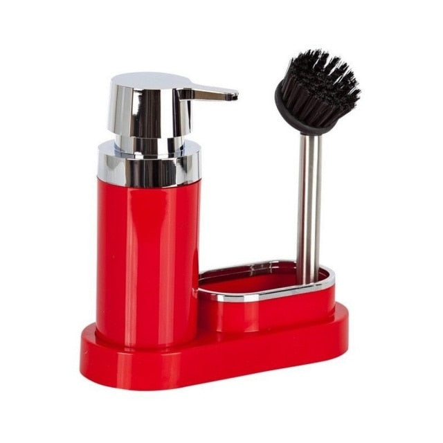 Dish Soap Dispenser With Brush
