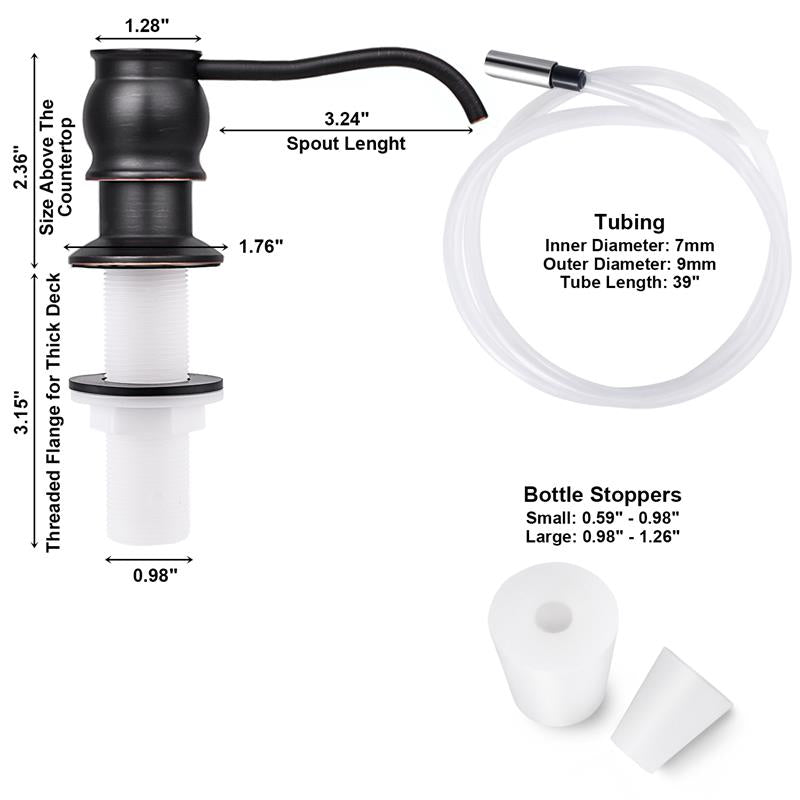 Soap Dispenser Pump For Kitchen Sink