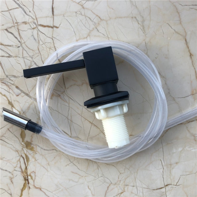 Kitchen Liquid Soap Dispenser - Black | Grey