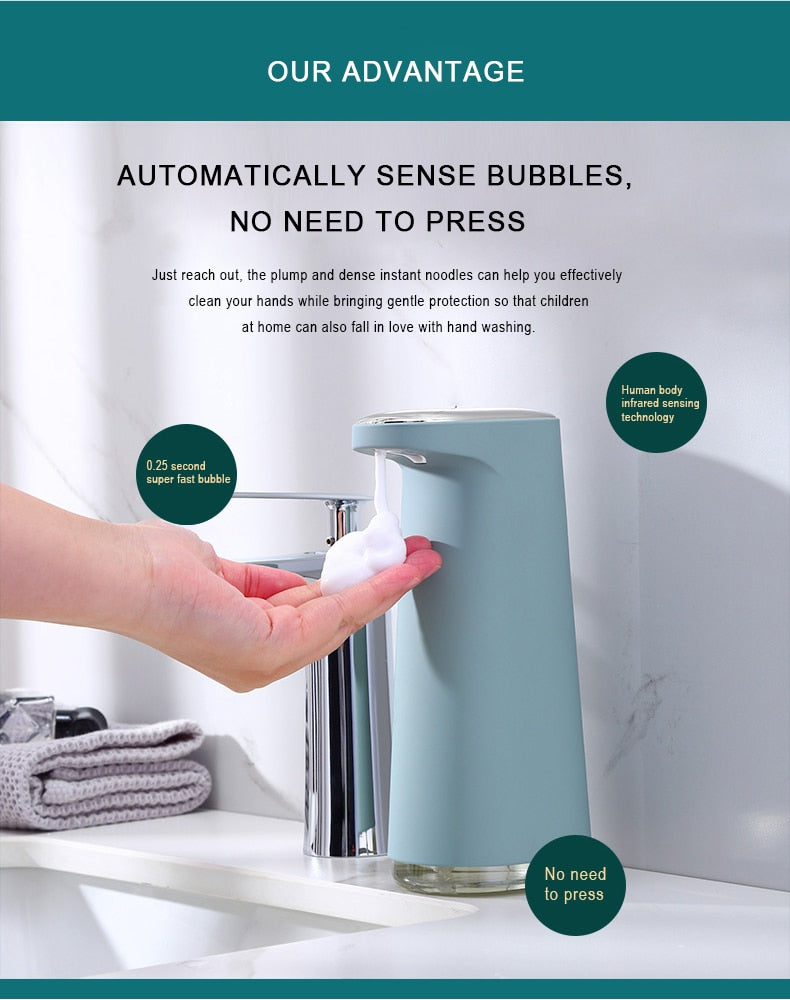 Automatic Rechargeable Foaming Soap Dispenser