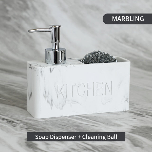 Dish Soap Dispenser For Kitchen With Storage