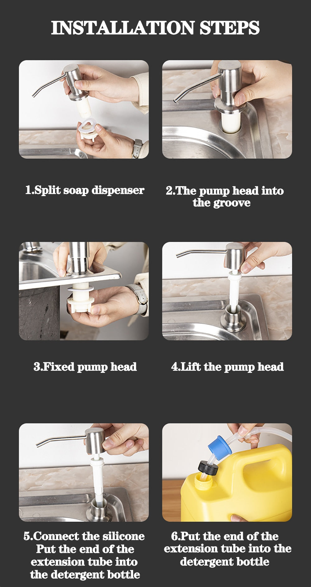 Kitchen Sink Soap Dispenser