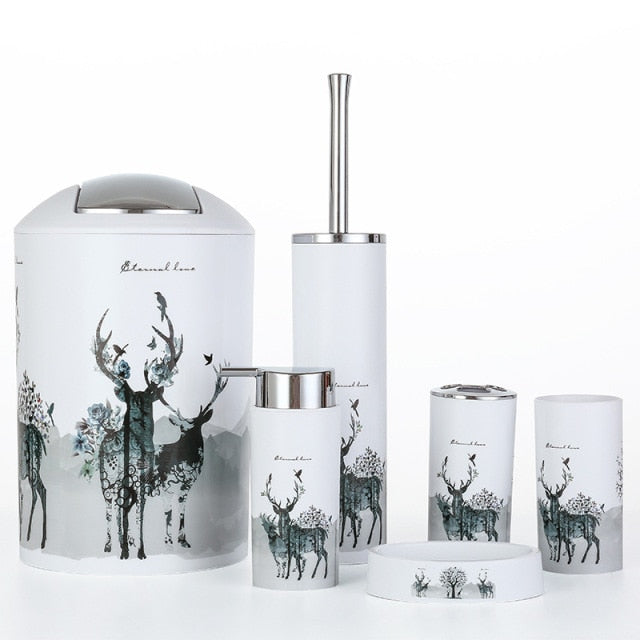 6Pcs Bathroom Set