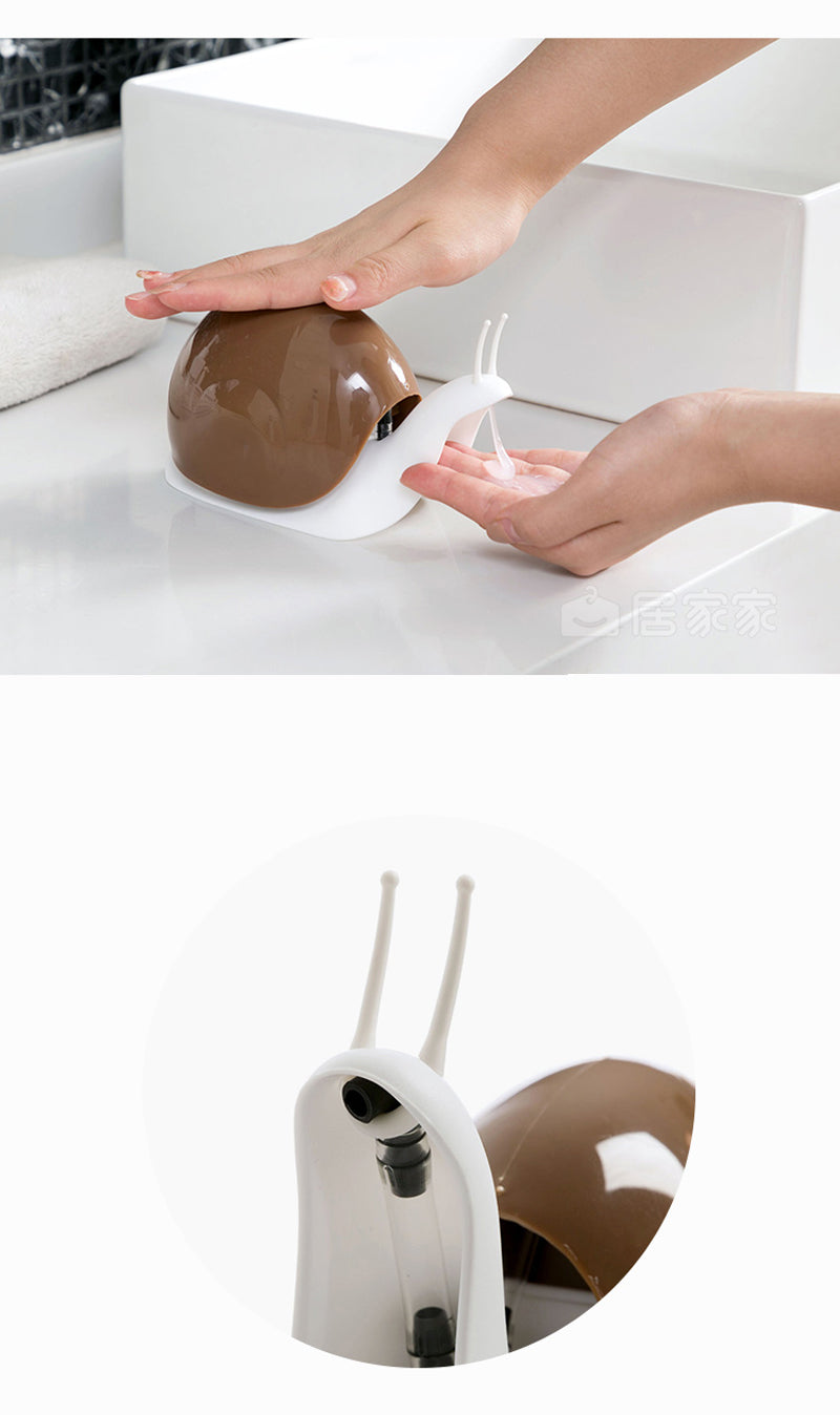 Creative Snail Design Liquid Soap Dispenser