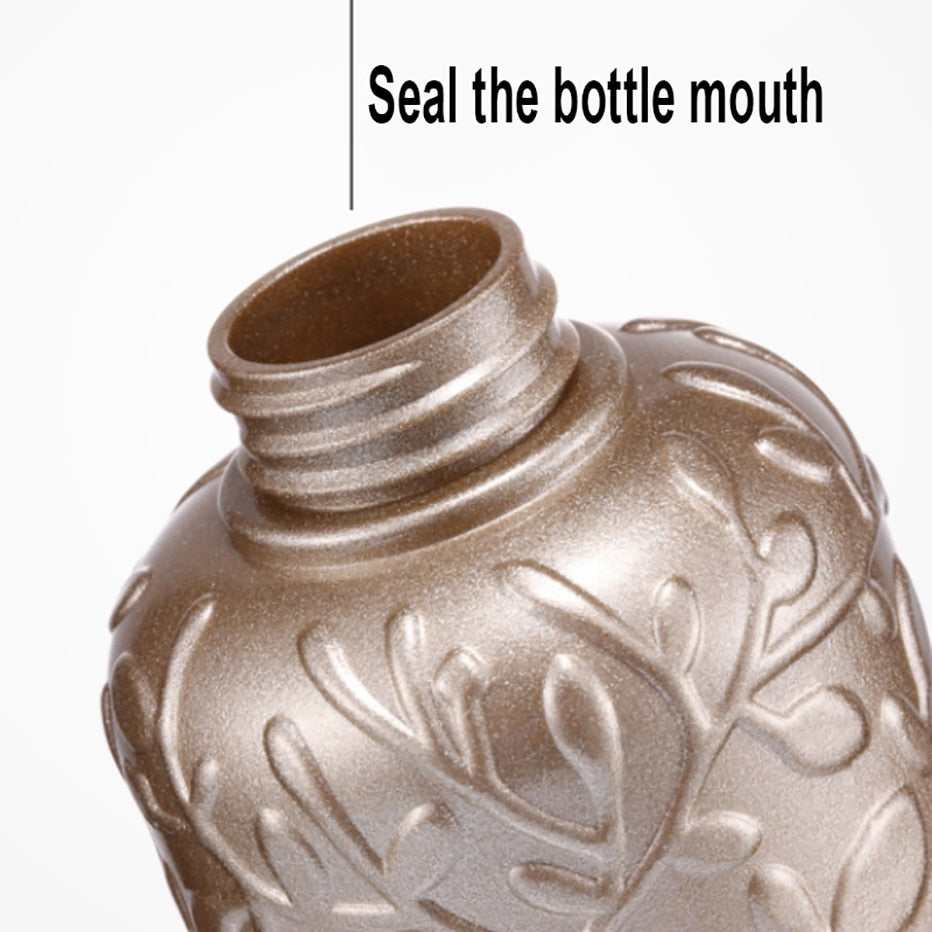 Oval Leaf Hand Soap Dispenser Bottle