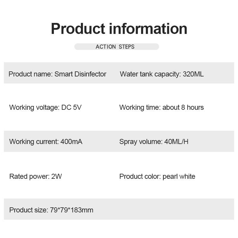 Smart Automatic Sprayer - Santizer