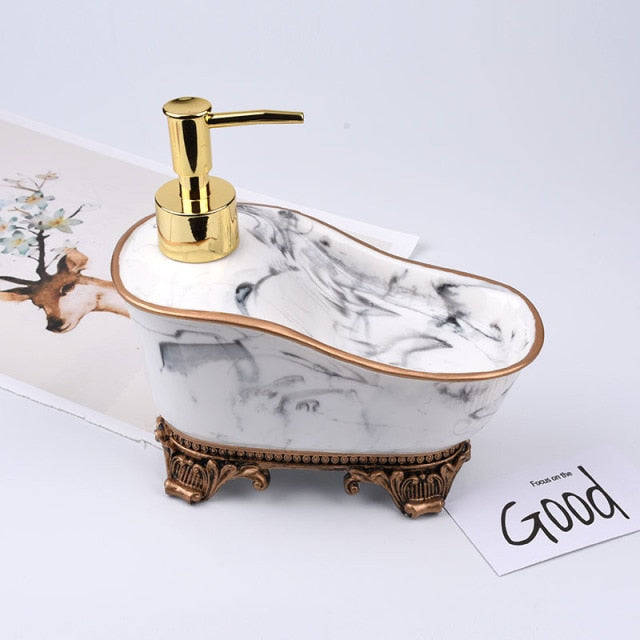 Fancy Ceramic Liquid Soap Dispenser