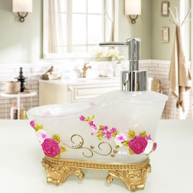 Fancy Ceramic Liquid Soap Dispenser