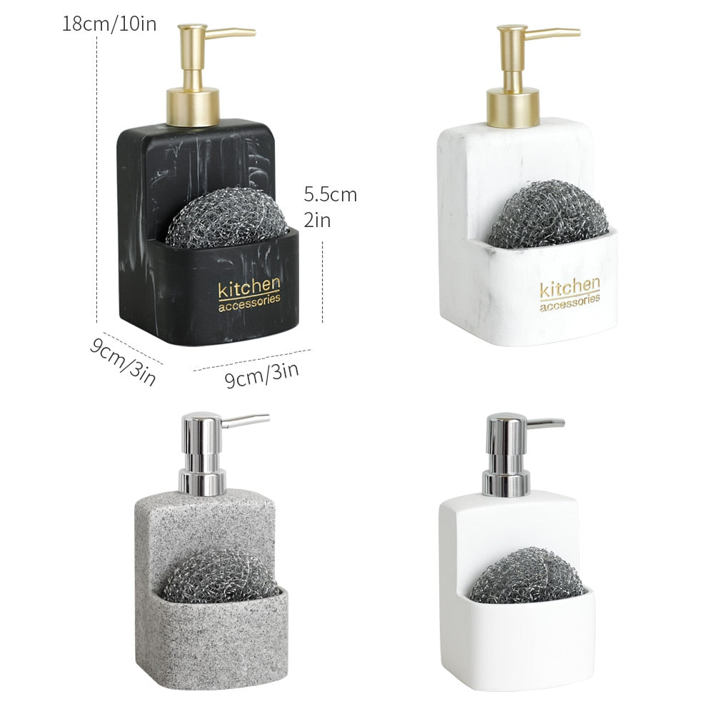 Kitchen Soap Dispenser with Sponge