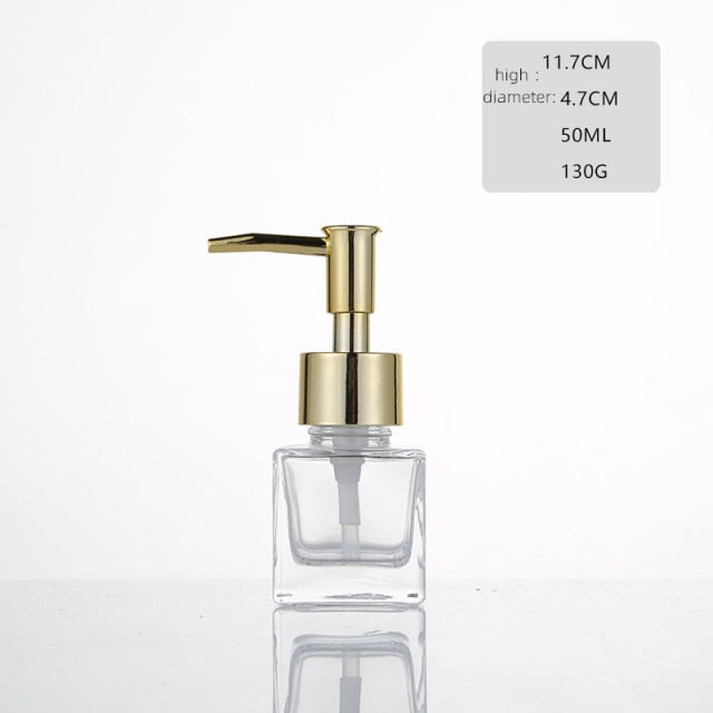 European Style Glass Hand Washing Bottles