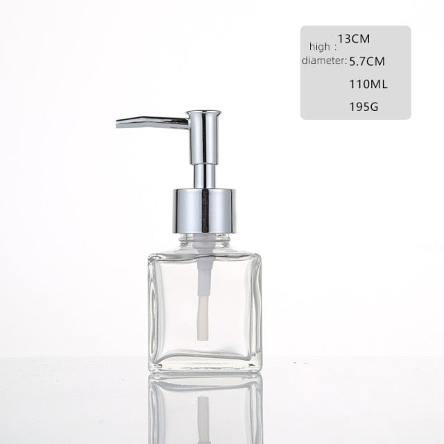 European Style Glass Hand Washing Bottles