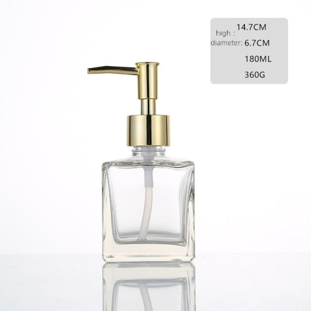 European Style Glass Hand Washing Bottles