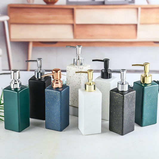 350ML Glass Soap Dispenser Bottles