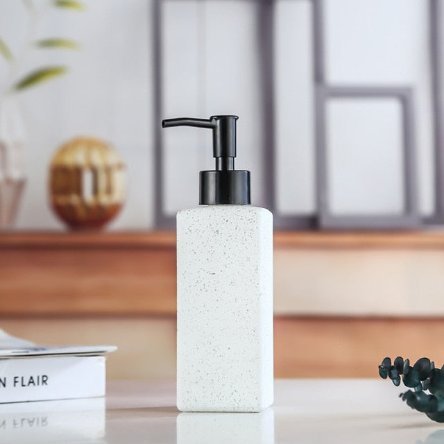 350ML Glass Soap Dispenser Bottles