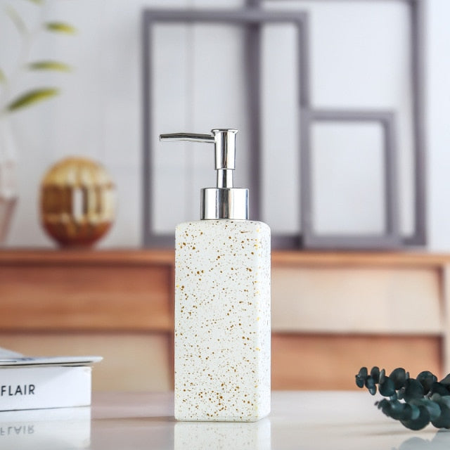 350ML Glass Soap Dispenser Bottles