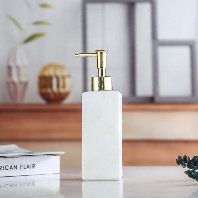 350ML Glass Soap Dispenser Bottles