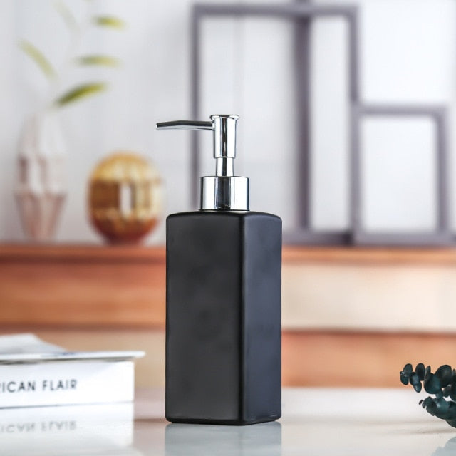 350ML Glass Soap Dispenser Bottles