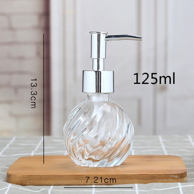 Stylish Glass Soap Dispensers
