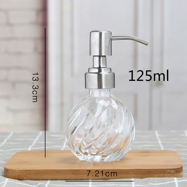 Stylish Glass Soap Dispensers