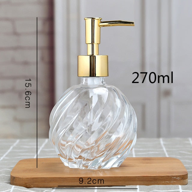Stylish Glass Soap Dispensers