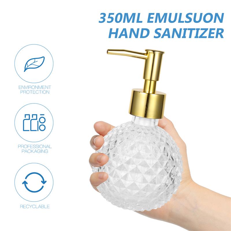 Glass Soap Dispenser Container