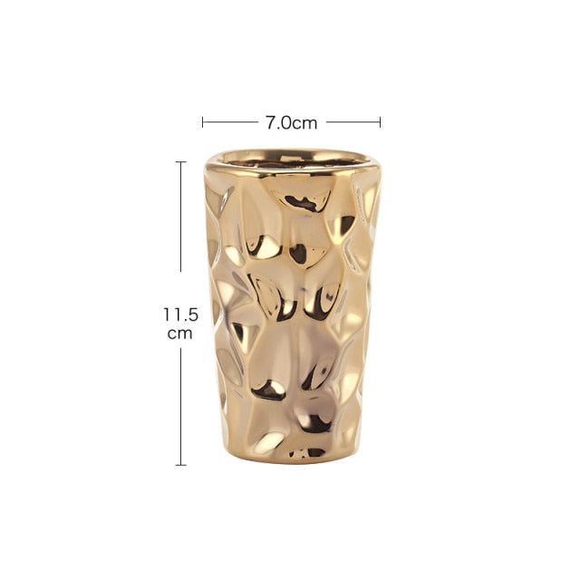 Ceramic Gold 4pcs Bathroom Set