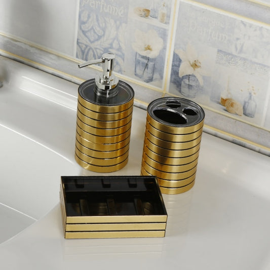 3Pcs Plastic Bathroom Soap Dispenser Set