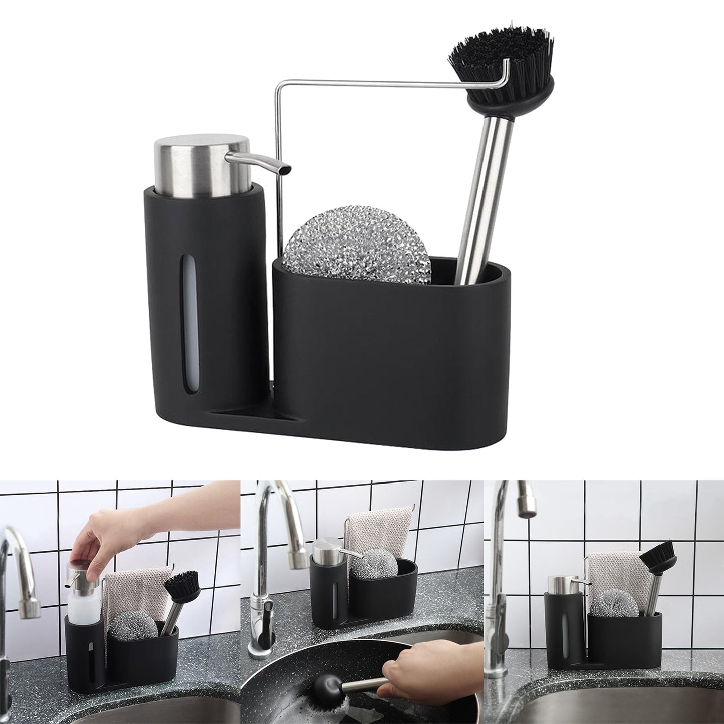 Multi-Function Soap Dispenser For Kitchen Sink