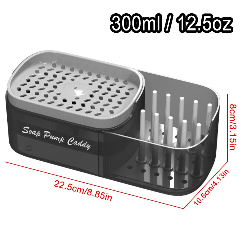 3-in-1 Sponge Soap Dispenser For Kitchen