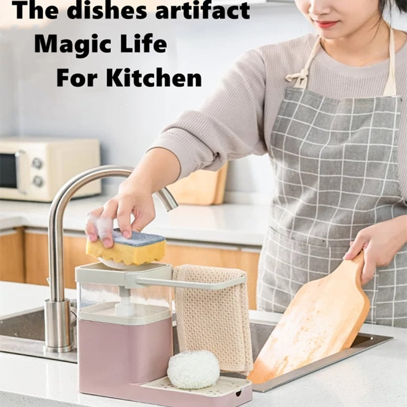 Soap Dispenser For Kitchen With Hanger