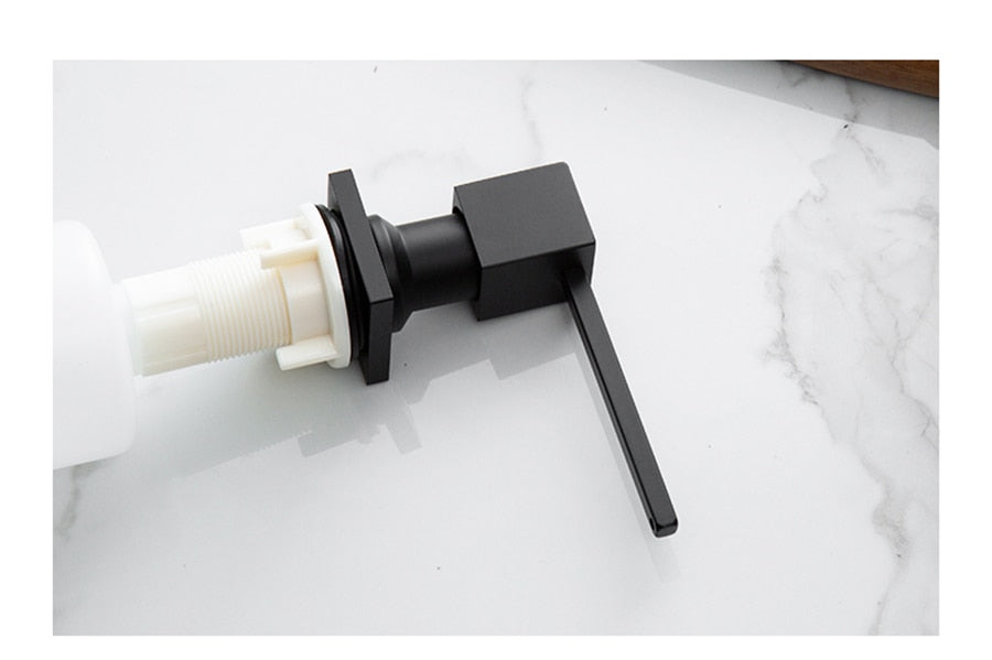 Stylish Black Sink Soap Dispenser