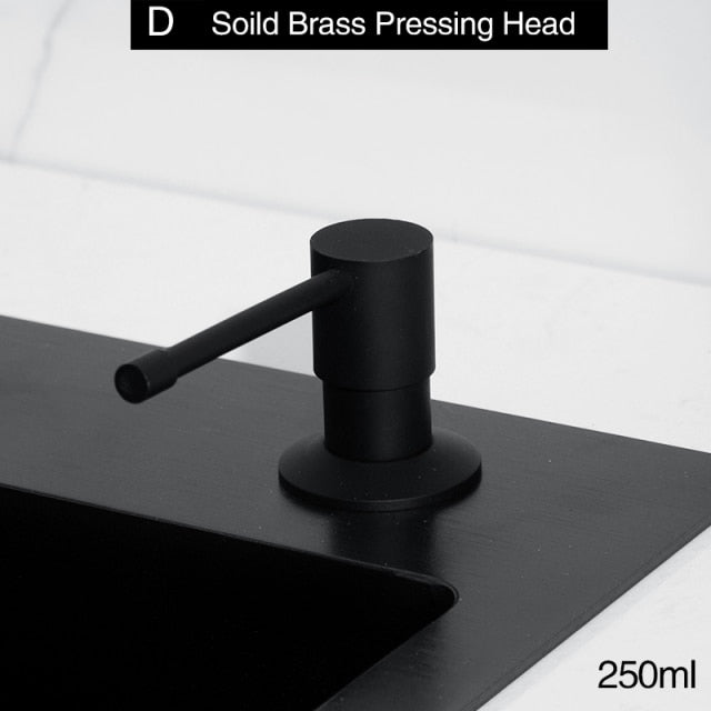 Stylish Black Sink Soap Dispenser