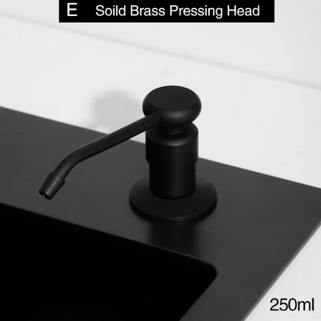 Stylish Black Sink Soap Dispenser