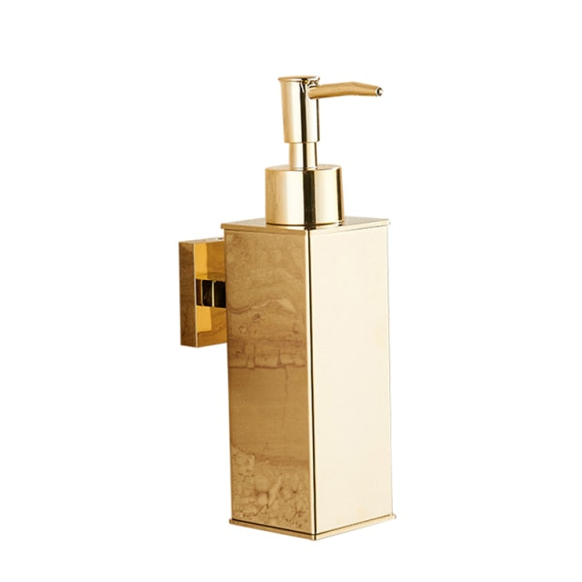 Wall Mounted Gold Soap Dispenser