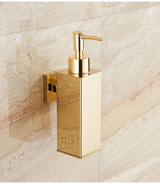 Wall Mounted Gold Soap Dispenser