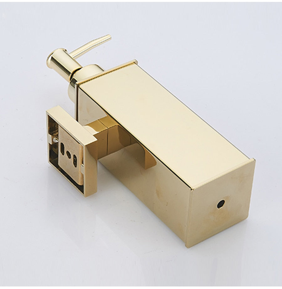 Wall Mounted Gold Soap Dispenser
